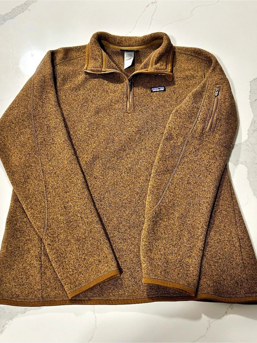 Patagonia Women's Lightweight Better Sweater Marsupial Pullover Brown XL